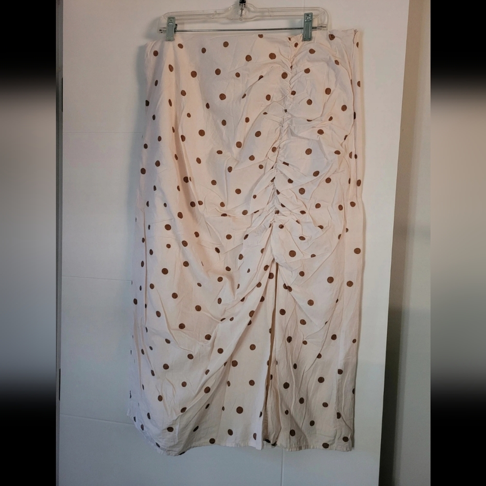 Midi wrap skirt